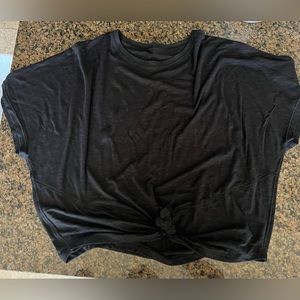 Lululemon Burnout Tie Front Top